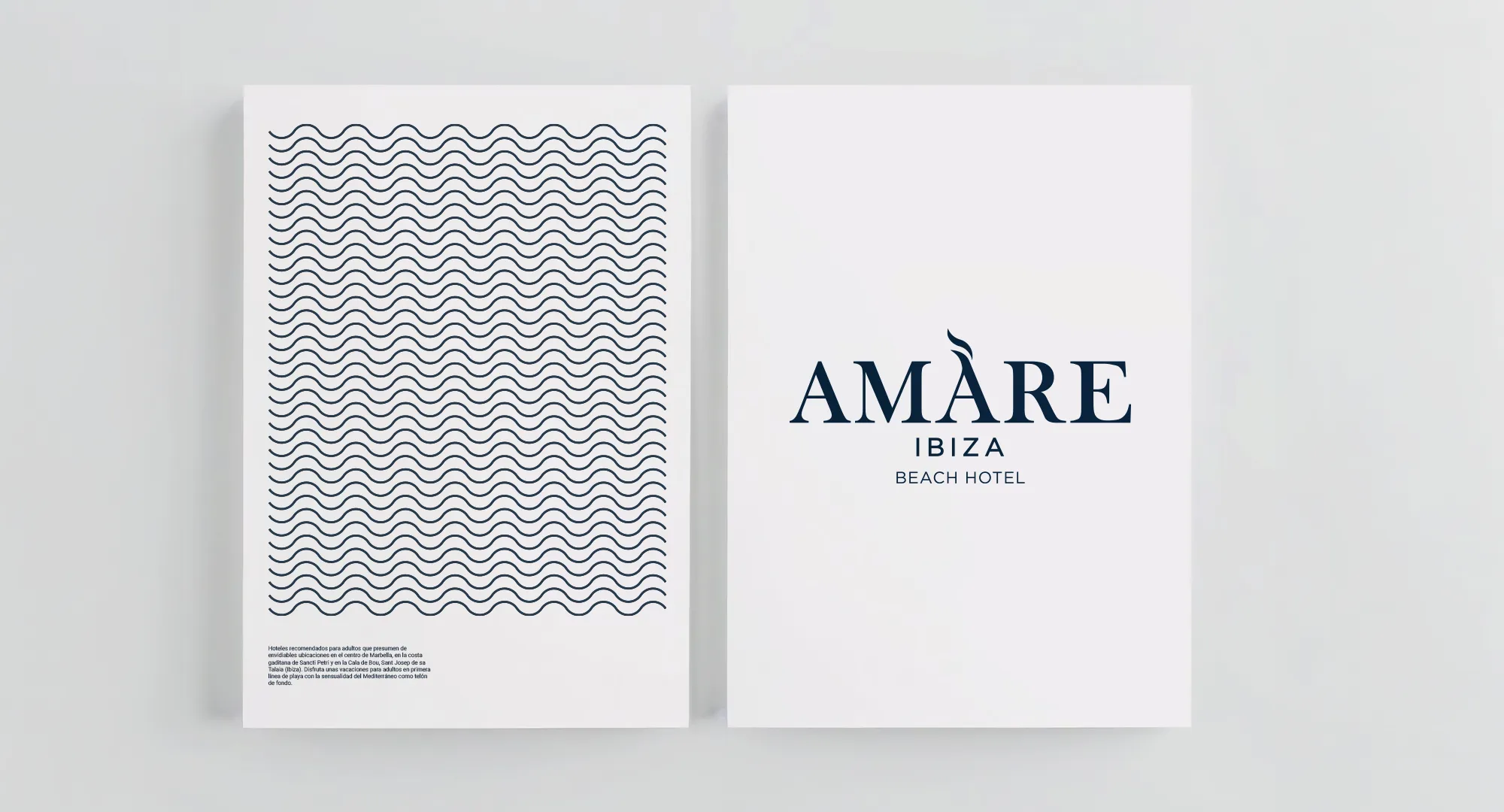 Naming y creación de nombre de marca Amare Hotels, desarrollado por Bassali.