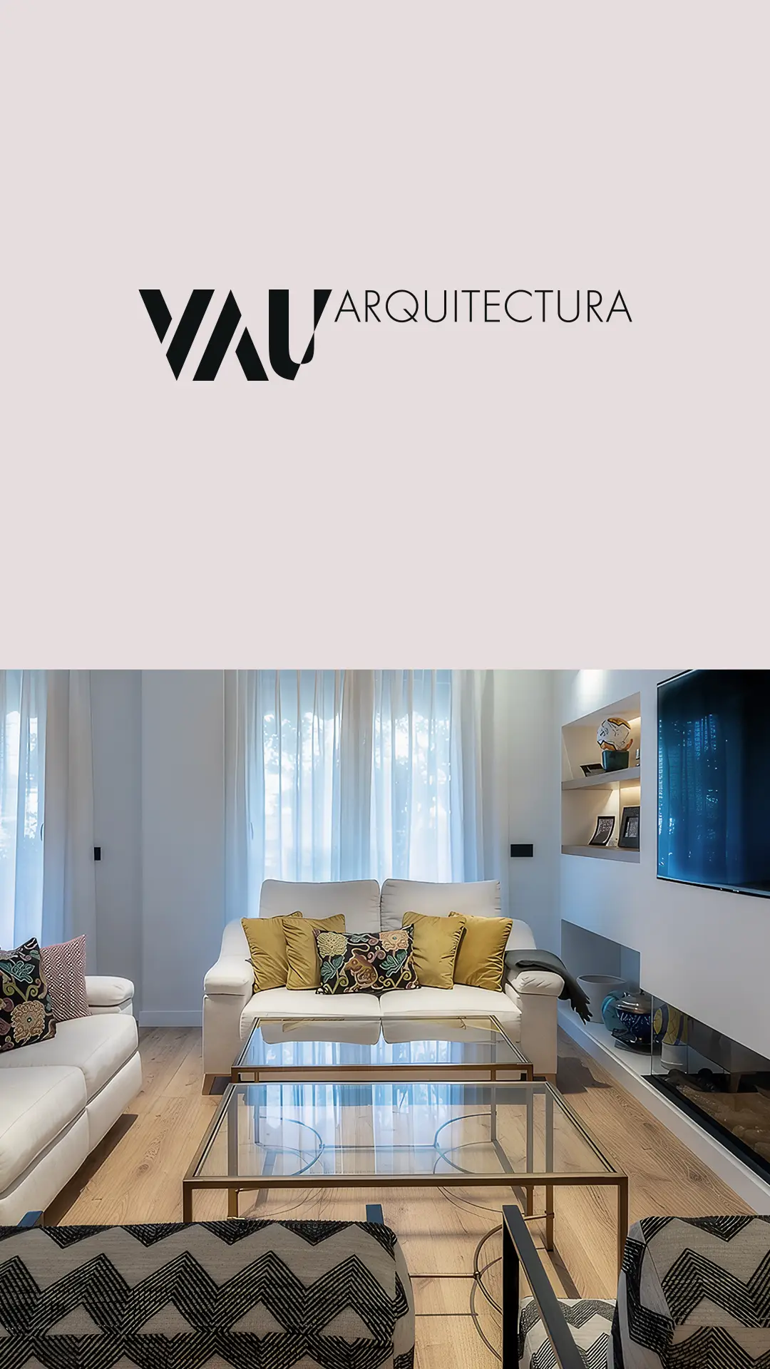 Diseño de identidad visual y branding para Vau Arquitectura, por Bassali.