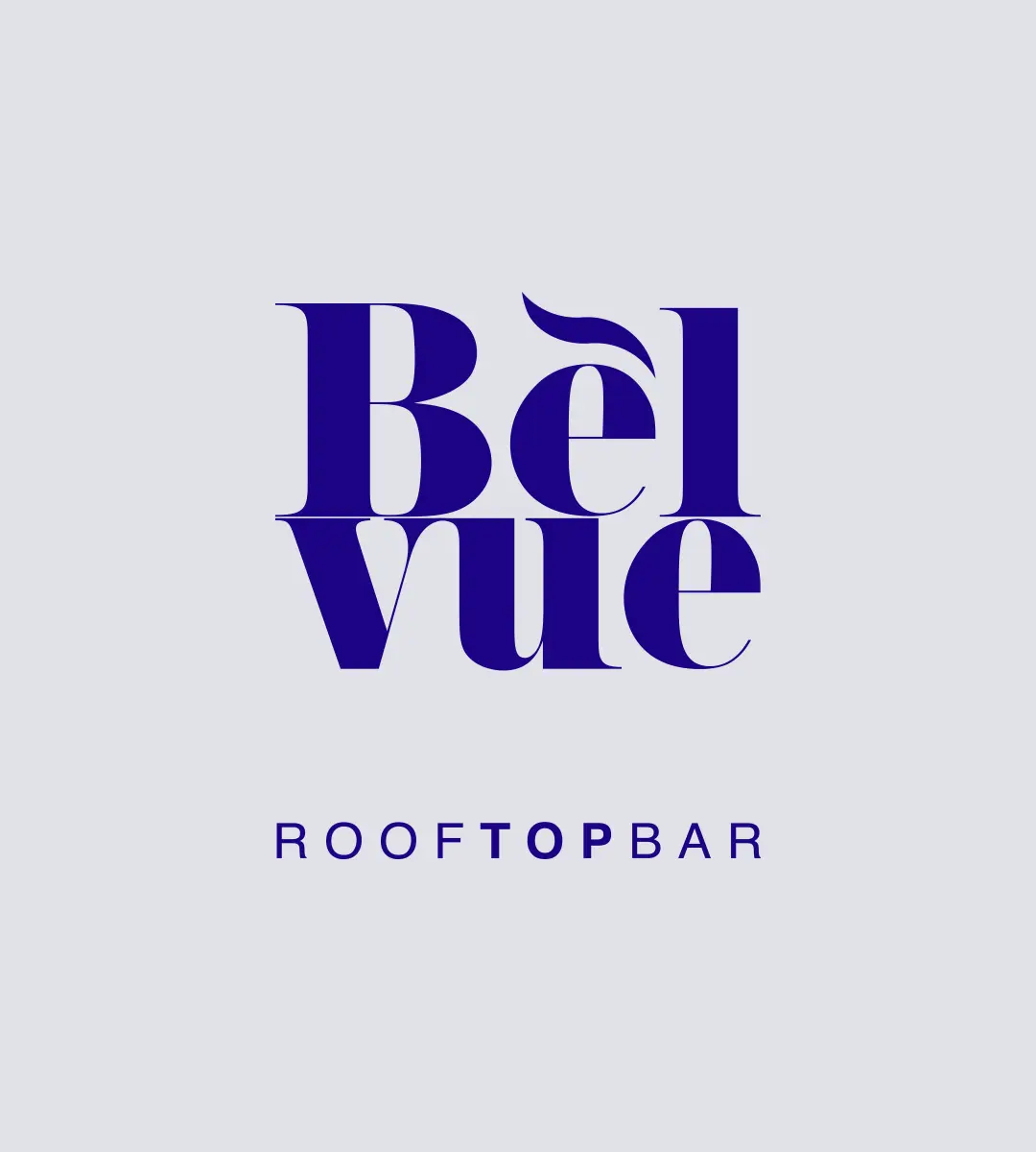 Diseño de imagen corportiva para Belvue de Amare Hotels, desarrollado por Bassali.