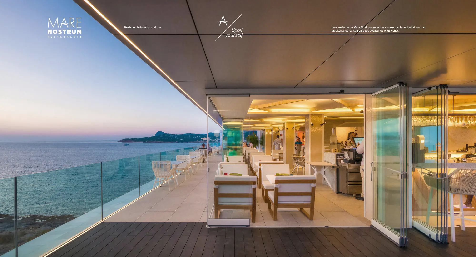 Diseño de imagen corportiva para Amare Hotels, desarrollado por Bassali.