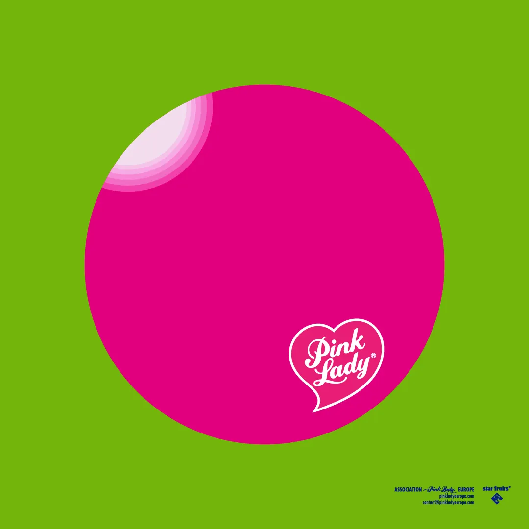 Diseño de packaging para Pink Lady, ilustración y gráfica por Bassali.